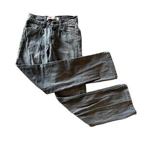 Levi's Gray 514 Straight Jeans Boys Size 12 Slim